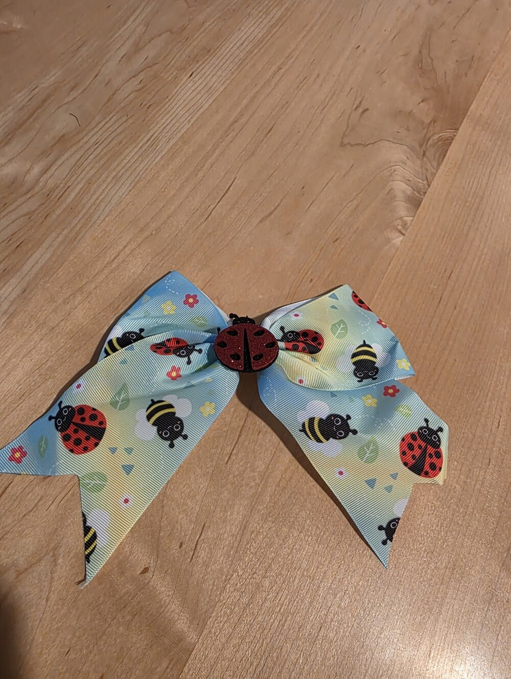 Ladybug Bow Clip